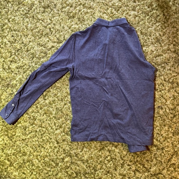 Ted Baker Charcoal Long Sleeve Collared Polo Sweater Small Size 2 - Picture 2 of 4